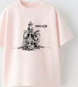 The Champ Clothing Chess Is Life Yazılı Satranç Tasarım Baskılı Pembe Çocuk T-Shirt