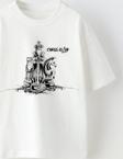 The Champ Clothing Chess Is Life Yazılı Satranç Tasarım Baskılı Beyaz Çocuk T-Shirt