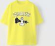 The Champ Clothing Fearless Yazılı Satranç Tasarım Baskılı Sarı Çocuk T-Shirt