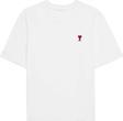 The Champ Clothing Kalp Tasarım Baskılı Beyaz Unısex T-Shirt