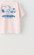 The Champ Clothing The Champ Peanuts Records Baskılı Pembe Erkek Çocuk T-Shirt