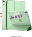 iPad Air 11 2025 M3 Çip Uyumlu Katlanabilir Standlı Smart Cover Fuchsia Tablet Kılıfı