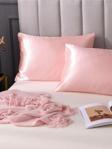 Pistore Pembe Ipek Saten Yastık Kılıfı 50 X 70 2'Li