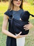 Kubbe Anakucağı Esnek Halkalı Cepli Bebek Taşıma Şalı, Bebek Askısı Wrap Sling