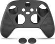 Comse Xbox Series S X Silikon Kılıf Analog Koruyucu Set 9. Nesil Kol Uyumlu Siyah