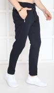 Escetic Lacivert Erkek Pantolon görünümlü 4 Cepli Fermuarlı Slimfit Spor Eşofman Altı B1216
