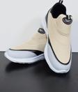 Escetic Erkek Bej-Beyaz Sneaker Yumuşak Taban Bağcıksız Spor Ayakkabı AY0003