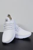 Escetic Beyaz Erkek Sneaker Hafif Yumuşak Taban Bağcıklı Spor Ayakkabı AY0006