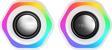 Mikado MD-176 2.0 3W*2 Beyaz RGB Aydınlatmalı USB + 3.5mm USB 5V Speaker Hoparlör