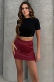 Lesa Wear Yüksel Bel Simli Mini Kalem Etek