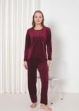 Luxury Velvet Fransız Kadife Yazı Detaylı Pijama Takımı