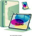 iPad Air 13 2025 M3 Çip Uyumlu 360° Dönebilen Yatay Dikey Standlı Fuchsia Pino Tablet Kılıfı