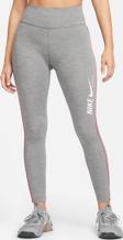 Nike One Dri Fit Training Printed Grey Leggings Toparlayıcı 2 İç Cepli Gri Tayt