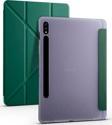 Galaxy Tab S7 FE LTE (T737-T736-T733-T730) Uyumlu Kalemlikli Premium Standlı Katlanabilir Uyku Modu Özellikli Tablet Kılıfı