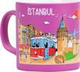 Mevlana Bazaar İstanbul Temalı Kutulu Seramik Kupa T 82*90 Mm