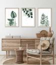 Huhuli Ahşap Çerçeveli Minimalist Tablo Set