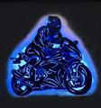 Veraart Işıklı Bmw S1000rr Motor Dekoratif Tablo Duvar Dekorlu Gece Lambası