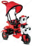 Babyhope 127 Little Panda Kırmızı-Siyah 3 Tekerlekli Bisiklet