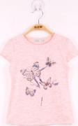 Toontoy Kız Çocuk  Kelebek Taş Baskılı T-Shirt