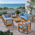 Simera Bahçe- Balkon -Teras Oturma Grubu (Mavi)