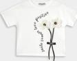 Kız Çocuk Smile Baskılı Flower Bluz