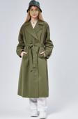 Kadın Oversize Astarlı Trençkot