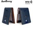 Baellerry Minimalist RFID Koruma Çift Kat Deri Çoklu Kart Cüzdan Erkek Kartlık