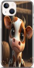 Miraksesuar iPhone 13 Mini Uyumlu Kılıf Yapayzeka 21 Cute Cow Darbe Önleyici Kapak