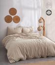 Medaillon Home Soft Kahverengi %100 Pamuklu Çift Kişilik Nevresim Takımı
