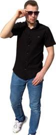 Manklas Erkek Gömlek Düğme Detaylı Premium Likralı Kısakollu Slim Fit Erkek Spor Gömlek