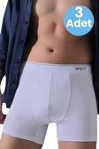 Tezzgelsin Erkek Likralı Pamuklu 3'Lü Boxer
