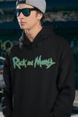 Rick And Morty Yazılı Unisex Oversize Hoodie