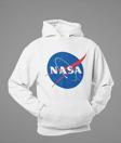 Nasa Baskılı Unisex Oversize Hoodie