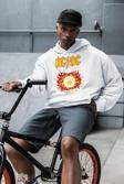 AC DC Highway To Hell Baskılı Unisex Oversize Rock Metal Hoodie