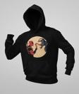 Deadpool x Venom Marvel Karakterler Baskılı Unisex Oversize Hoodie