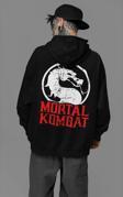Mortal Kombat Baskılı Unisex Oversize Anime Hoodie