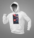 Neon Karakter Baskılı Unisex Oversize Valoorant Hoodie