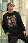 21 Savage Rapper Baskılı Unisex Oversize Rap Sweatshirt