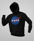 Nasa Baskılı Unisex Oversize Hoodie