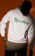 Rick And Morty Yazılı Unisex Oversize Hoodie