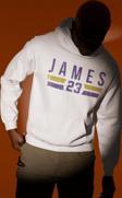 James 23 Basketbolcu Yazılı Unisex Oversize Hoodie