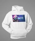 Jett Baskılı Unisex Oversize Vvalorant Hoodie