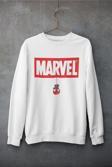 Marvel Örümcek Adam Baskılı Unisex Oversize Sweatshirt