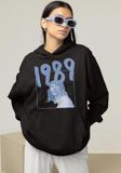 Tasarım 1989 Taylor Swift Baskılı Unisex Oversize Hoodie