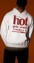 Hot Girls Watch Formula 1 Yazılı Unisex Oversize Hoodie