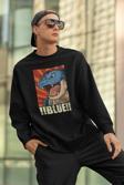 Pokemon Blue Baskılı Unisex Oversize Çizgi Film Sweatshirt