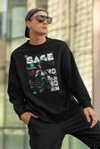 Sage Sentinel Baskılı Unisex Oversize Vallorant Sweatshirt