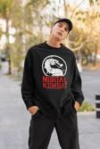 Mortal Kombat Baskılı Unisex Oversize Anime Sweatshirt