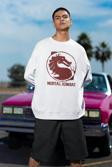 Mortal Kombat Baskılı Unisex Oversize Anime Sweatshirt