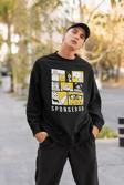 Spongebob Baskılı Unisex Oversize Çizgi Film Sweatshirt